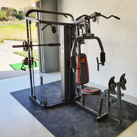 JX-925 Multi Functional Home Gym with Smith bar & Cable crossover Leg Press