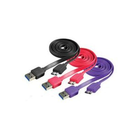Slim Flat USB3.0 Micro-B Cable – 1.0M Cliptec