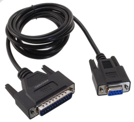 Computer Cable 25Pin Male To 9Pin Female 1.M