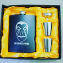 Stainless Steel Liquor Whiskey Flask With Tots and Stylish Gift Box-2