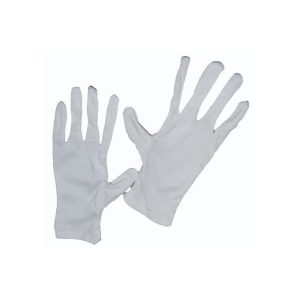 Gloves Cotton Interlock Gloves, White