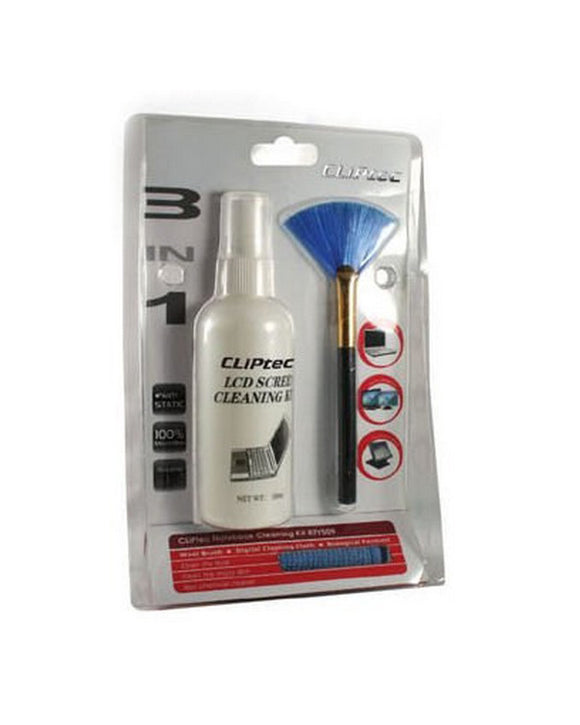 Cliptec 3 In 1 Notebook Cleaning Kit Cliptec