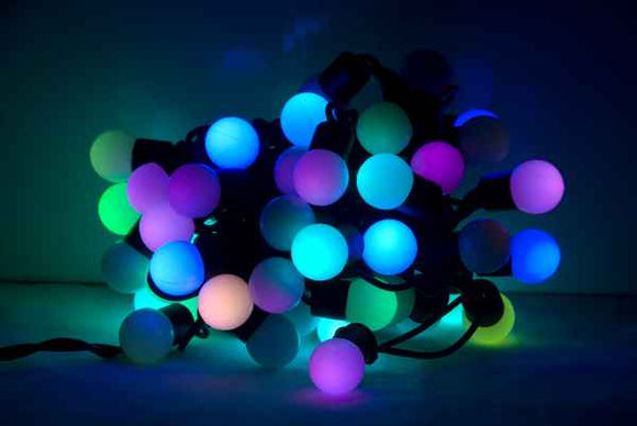 Led Ball Light String 17Mm 5M Win Win Rgb