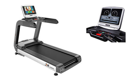 JX-696S Commercial Multi-Function Smart Touch Auto Lube Treadmill