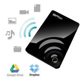 Silicon Power Hard Disk Usb 3.0, 2.5inch Wifi 802.11 Sky Share 1TB  Black - 0