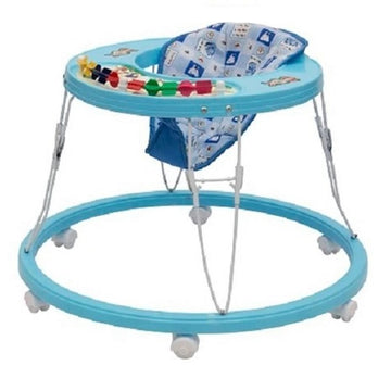 1.5 Feet Plastic Adjustable Baby Walker 6 Wheels