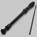 Black or Ivory Recorder With Cleaning Stick-1