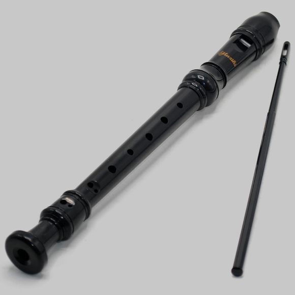 Black or Ivory Recorder With Cleaning Stick