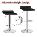 Height Adjustable Barstool Black Square – 40 x 45 x 61-81 cm-3