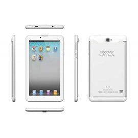 Discovery Tab 7inch HD Android Dual Sim Target White Long Lasting Batt - 0