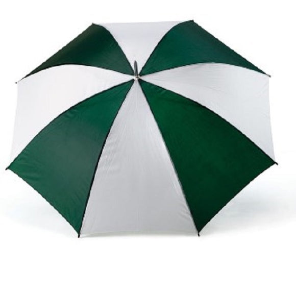 Umbrella 120cm Straight Silver Handle, 8 Panel, Red/White, Green/White, Blue/White, Maroon/White, Orange/White