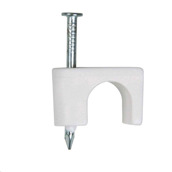 Round Cable Clips 100Pcs 9mm, 14mm,16mm, 18mm, 20mm, 22mm, 25mm