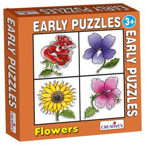 Early Puzzles-Flowers – Age 3+ Creative