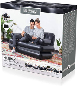 Bestway Multi-Max 5-in-1 Air Inflatable Sofa Couch Bed with Pump