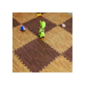 Eva Floor Mat Wood Grain Lt.Brown – 4Pcs/Set 60*60*1Cm