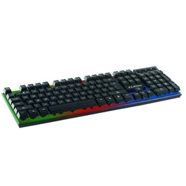 Black-Neo USB LED Illuminated Keyboard Cliptec