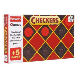 Checkers Plus 5 Games, Age 7 Plus, Funskool