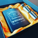 Stainless Steel Liquor Whiskey Flask With Funnel And Stylish Gift Box-1