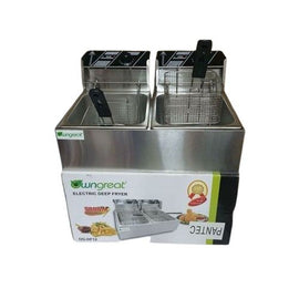 OwnGreat 5000W 12L Electric Deep Double Fryer OG-DF12
