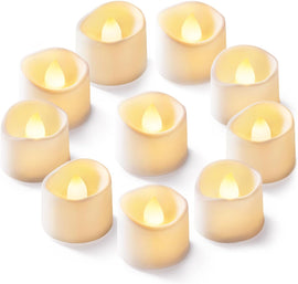 Tea Light Candles Warm white pack of 6pcs with batteries on Blister card