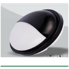 Waterproof LED Wall Light 20W, White/Black Housing, 270mm, Half Moon, Win Win