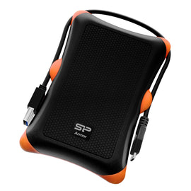Silicon Power 3.0 External HDD 2.5 Armour A30 2TB – Drop, Pressure & Vibration Resistant Orange