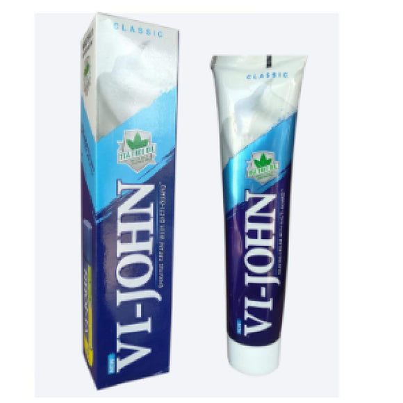 Vi-John Shaving Cream, Icy Mint, 125Grams Tube⁷