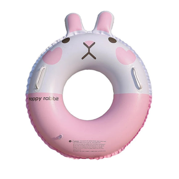 Cartoon Swim Ring, Red, Blue, 0.18mm PVC, 50cm