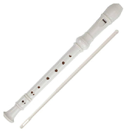 Black or Ivory Recorder With Cleaning Stick - 0