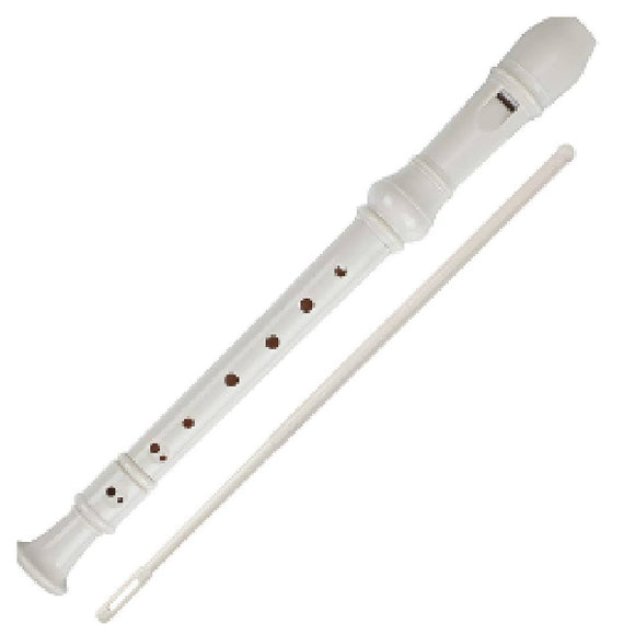 Black or Ivory Recorder With Cleaning Stick
