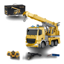 7Ch Remote Control Toy Builders Crane Truck In Window Box-1