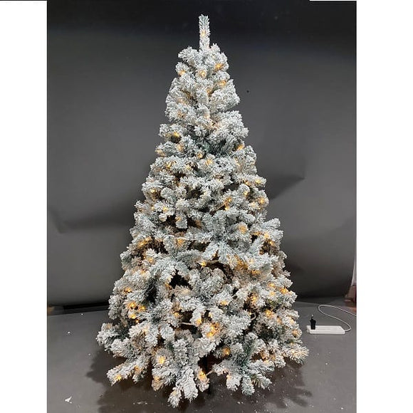 6Ft ,7ft Flocked PVC Christmas Tree