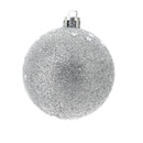 20Cm Glitter Plastic Ball, Gold, Silver, Red, Blue-2
