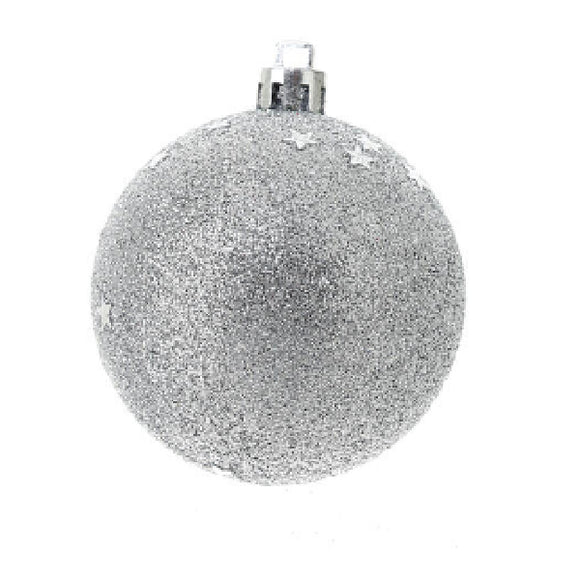 20Cm Glitter Plastic Ball, Gold, Silver, Red, Blue