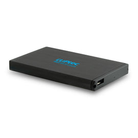 Pocket Data – 2.5-inch USB 3.0 SATA HDD Enclosure (Support 1TB, Carrying Pouch, Aluminium Case) Cliptec Black, - 0