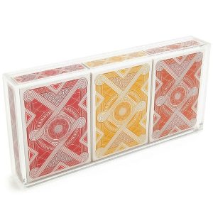 Transparent Plastic Playing Cards – 3 In 1 With Plastic Case