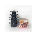 Bosch Heavy Duty Non Stick Cookware 10pcs Set With Lids-1