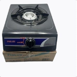Single Burner Gas Stove Auto Ignition Black Body, Philux