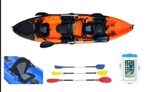 Tandem Kayak With Accessories – 3.72M Two-Person Touring Kayak Set