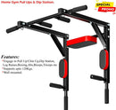 MULTIFUNCTIONAL WALL MOUNT PULL UP BAR WITH DIP STATION KFit-1