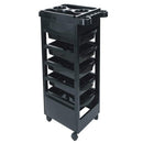 Salon Trolley With Castor Wheels 5 Drawers +1 Top + 1  Bowl-2