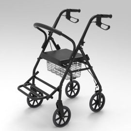 Rollator 4 Wheel, Size - 52x67x81cm, Wheel Diameter - 8x20cm - Sallys Home