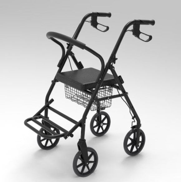 Rollator 4 Wheel, Size - 52x67x81cm, Wheel Diameter - 8x20cm - Sallys Home
