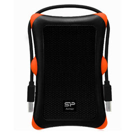 Silicon Power 3.0 External HDD 2.5 Armour A30 2TB – Drop, Pressure & Vibration Resistant Orange - Sallys Home