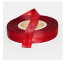 Single Side Polyester Ribbon 15mm, 25 Yards, 16 Colour Selection - Sallys Home