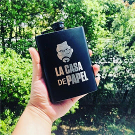 Stainless Steel Liquor Whiskey Flask 8oz - Sallys Home