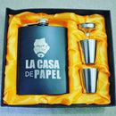 Stainless Steel Liquor Whiskey Flask With Tots and Stylish Gift Box - Sallys Home