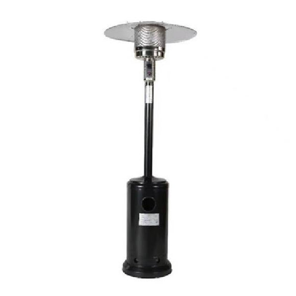 Standing Gas Patio Heater Mushroom Type Iron, Black - Sallys Home