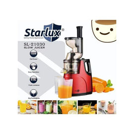 Starlux Electric Slow Juicer 150W & 2 Outlets Separator for Juice & Pulp Fruit and Vegetable Juice Extractor, High Juice Yield - Sallys Home