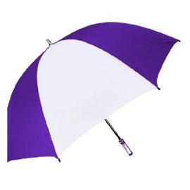Straight Handle Umbrella, Purple and White, Pink and White,Orange and White, Blue and White, 1 Meter - Sallys Home